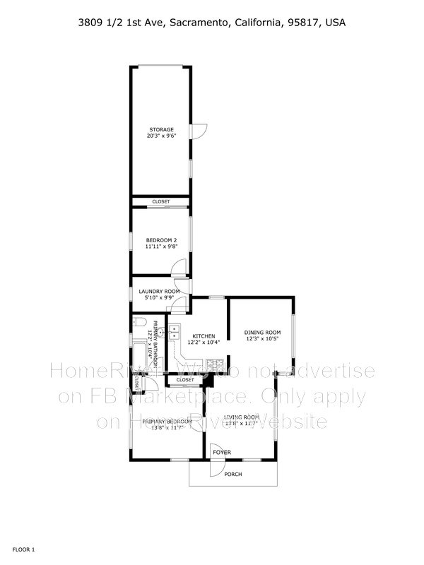 North Oak Park 2 Bedroom! 3809 1/2 1st Ave Sacramento, CA 95817 property image