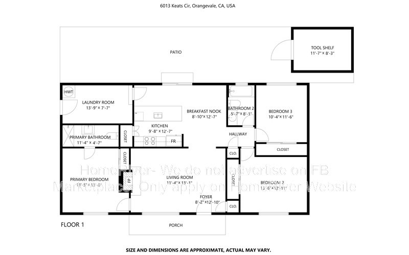 Fridge Included | Close to shopping |  Near Folsom property image